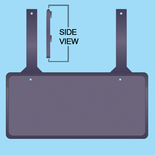 Rubber License Plate Holders