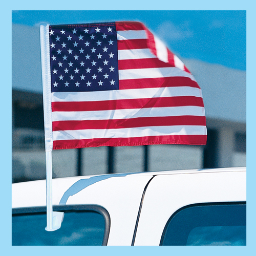 American Flag Economy Clip-On Flag Kit